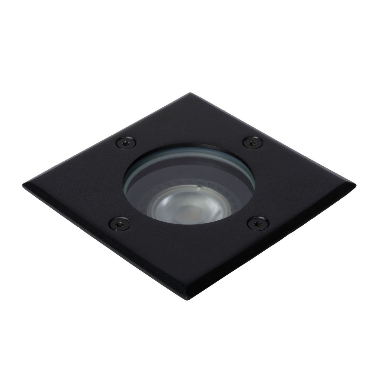 Lucide 11800/01/30 BILTIN - Lampa tarasowa do wewnątrz i na zewnątrz - 1xGU10 - IP67 - Czarna