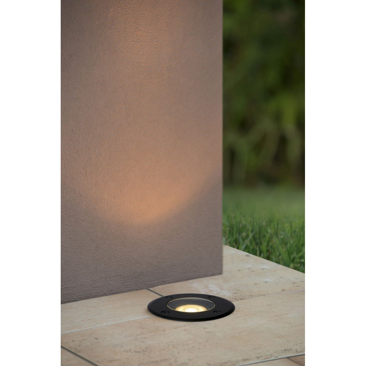 Lucide 11801/01/30 BILTIN - Lampa tarasowa do wewnątrz i na zewnątrz - 10.8 cm - 1xGU10 - IP67 - Czarna