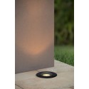 Lucide 11801/01/30 BILTIN - Lampa tarasowa do wewnątrz i na zewnątrz - 10.8 cm - 1xGU10 - IP67 - Czarna