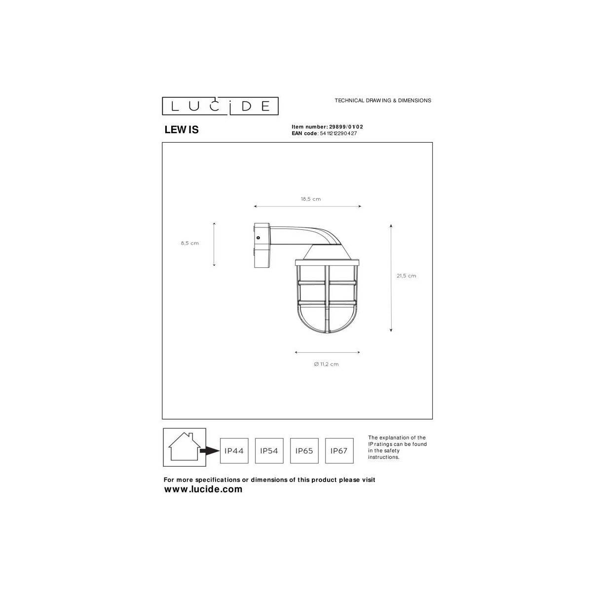 Lucide LEWIS 29899/01/02
