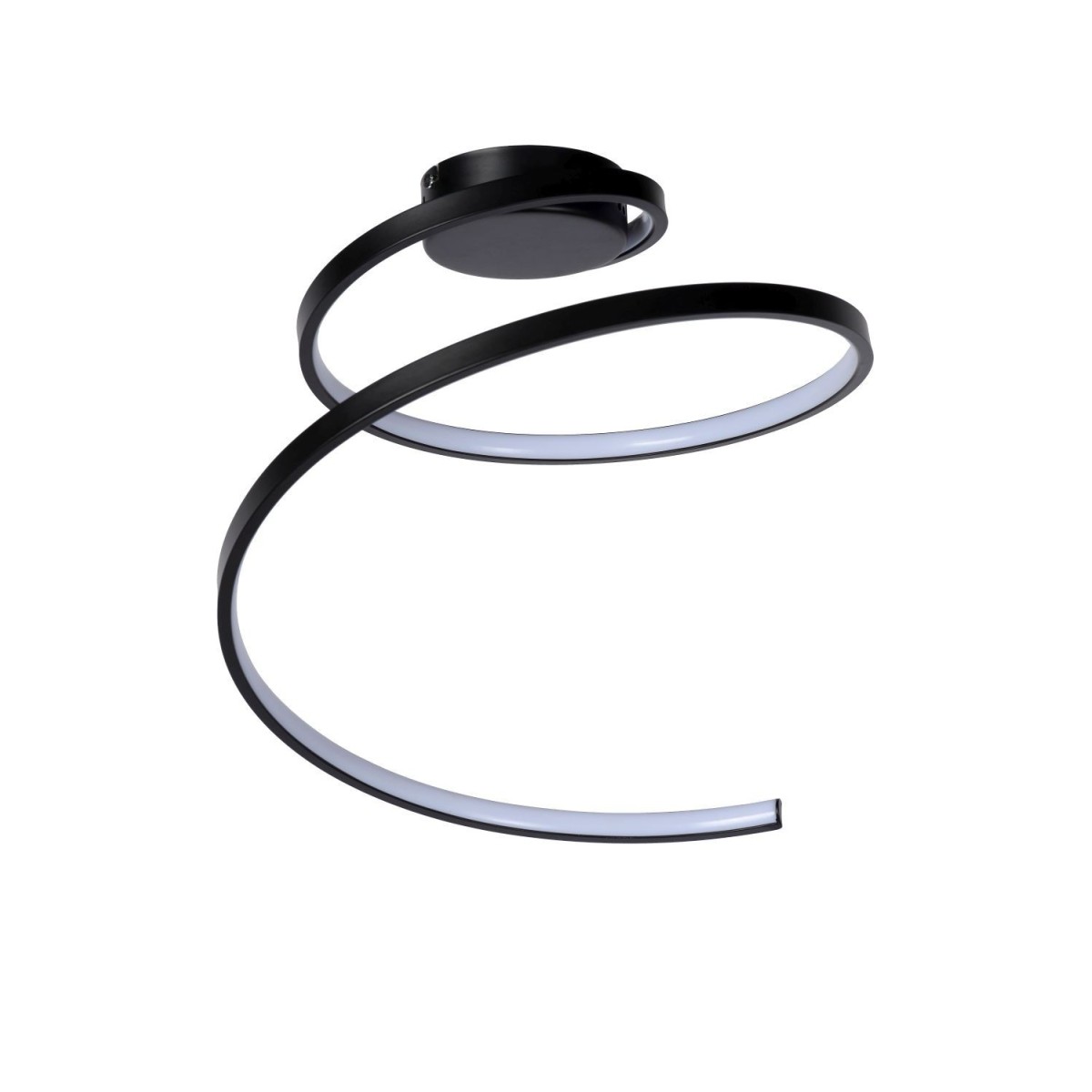 Lucide 46199/25/30 MAXENCE - Lampa sufitowa wpuszczana - 46 cm - LED 3 StepDim - 1x24W 3000K - Czarny