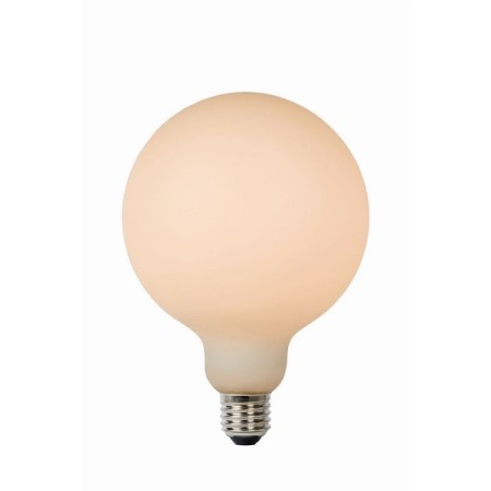 Lucide 49067/08/61 Żarówka żarnikowa G125 - 12.5 cm - LED 3 StepDim - E27 - 1x8W 2700K - Opal