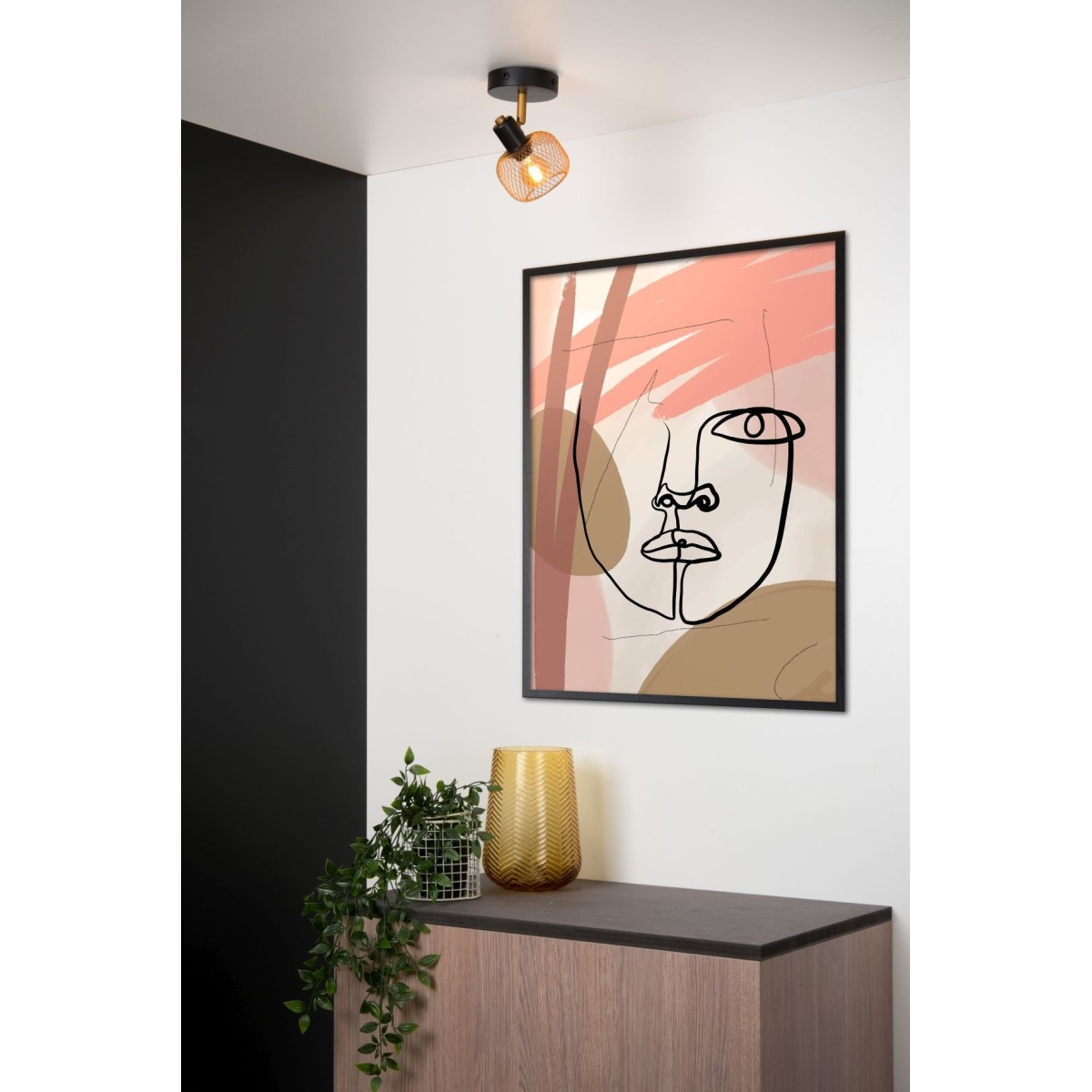 Lucide 77978/01/02 MAREN - Reflektor sufitowy - 1xE14 - Matowe złoto - Mosiądz