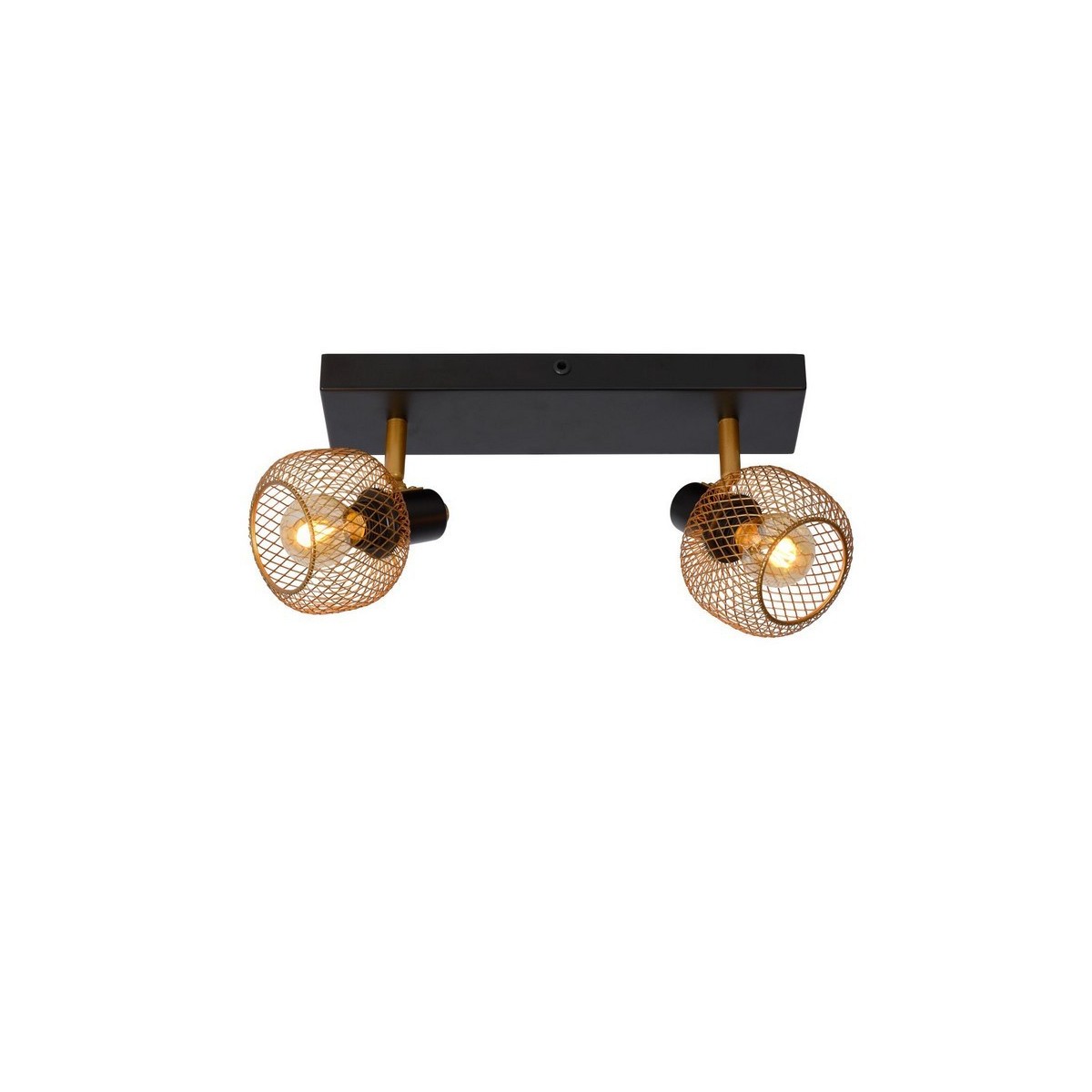 Lucide 77978/02/02 MAREN - Reflektor sufitowy - 2xE14 - Matowe złoto - Mosiądz