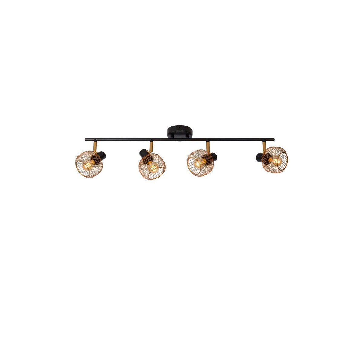 Lucide 77978/04/02 MAREN - Reflektor sufitowy - 4xE14 - Matowe złoto - Mosiądz