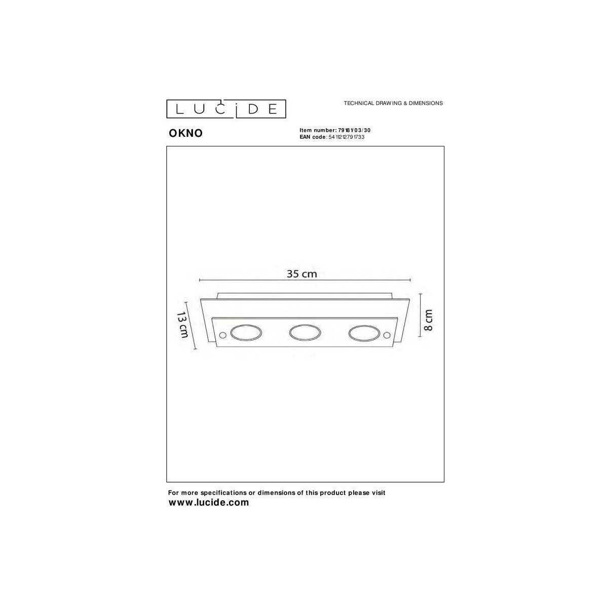 Lucide OKNO 79181/03/30