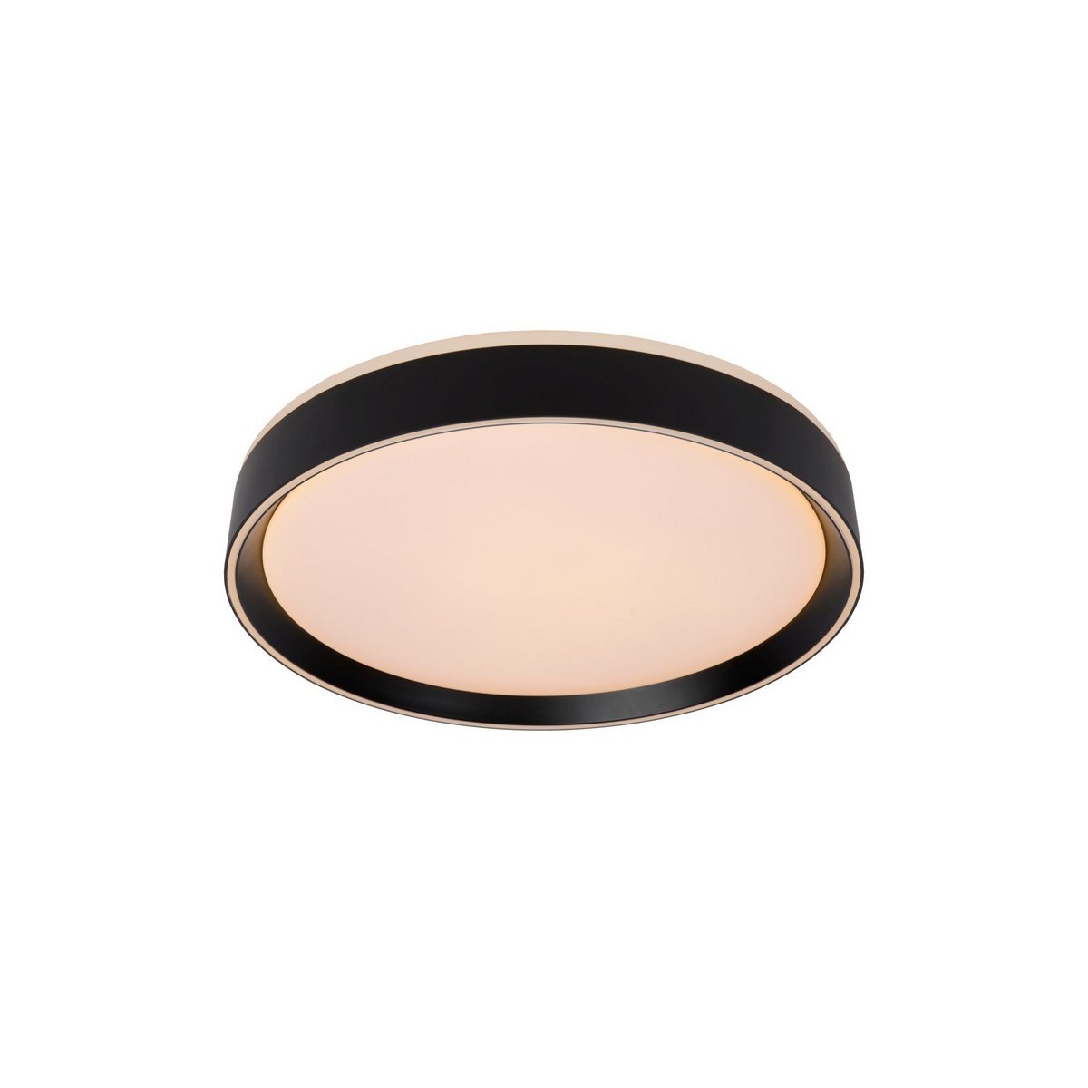 Lucide 79182/24/30 NURIA - Lampa sufitowa wpuszczana - 40 cm - LED 3 StepDim - 1x24W 2700K - Czarny