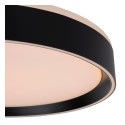 Lucide 79182/24/30 NURIA - Lampa sufitowa wpuszczana - 40 cm - LED 3 StepDim - 1x24W 2700K - Czarny