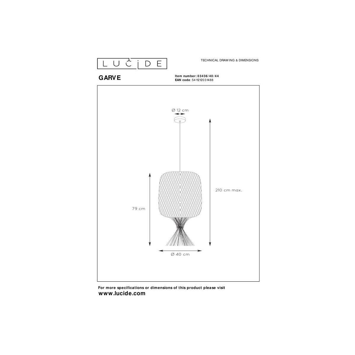 Lucide GARVE 03436/40/44