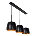Lucide 30488/03/30 NOLAN - Lampa wisząca - 3xE27 - Czarna