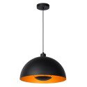 Lucide 45496/01/30 SIEMON - Lampa wisząca - 40 cm - 1xE27 - Czarna