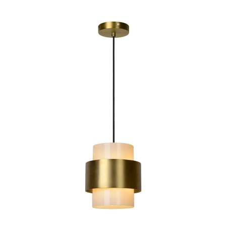 Lucide 45497/20/02 FIRMIN - Lampa wisząca - 20 cm - 1xE27 - Matowe złoto - Mosiądz
