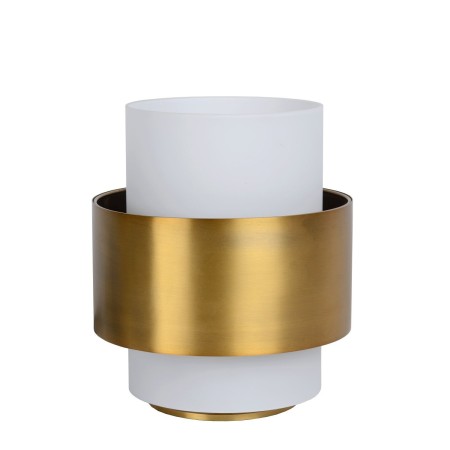 Lucide 45597/20/02 FIRMIN - Lampa stołowa - 20 cm - 1xE27 - Matowe złoto - Mosiądz