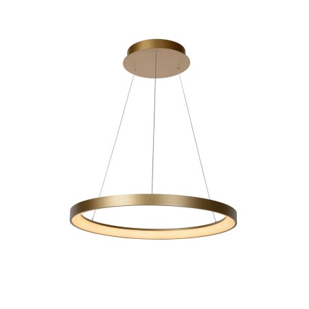 Lucide 46403/48/02 VIDAL - Lampa wisząca - 58 cm - Ściemniacz LED - 1x48W 2700K - Matowe złoto - Mosiądz