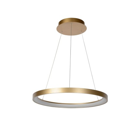 Lucide 46403/48/02 VIDAL - Lampa wisząca - 58 cm - Ściemniacz LED - 1x48W 2700K - Matowe złoto - Mosiądz