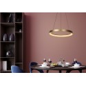 Lucide 46403/48/02 VIDAL - Lampa wisząca - 58 cm - Ściemniacz LED - 1x48W 2700K - Matowe złoto - Mosiądz