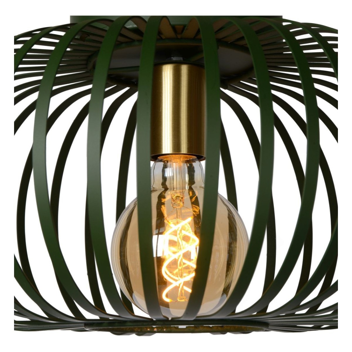 Lucide 78174/40/33 MANUELA - Lampa sufitowa wpuszczana - 39.5 cm - 1xE27 - Zielony