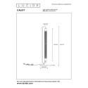 Lucide 05733/02/30 CALIXT - Lampa podłogowa - 2xE27 - Czarna