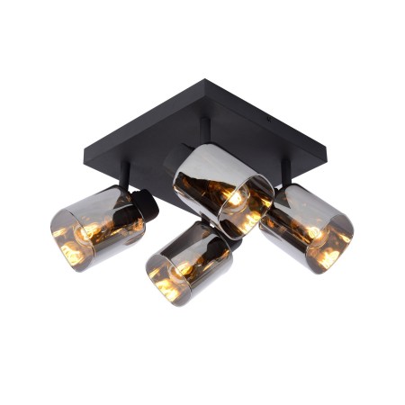 Lucide 17999/14/30 ALION - Reflektor sufitowy - 4xE14 - Czarny