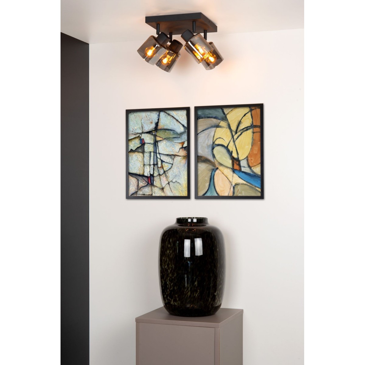 Lucide 17999/14/30 ALION - Reflektor sufitowy - 4xE14 - Czarny