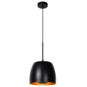 Lucide 30488/01/30 NOLAN - Lampa wisząca - 24 cm - 1xE27 - Czarna