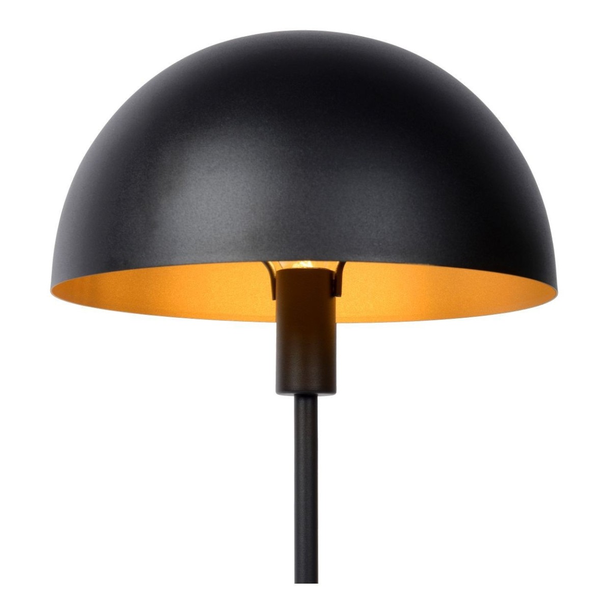 Lucide 45596/01/30 SIEMON - Lampa stołowa - 25 cm - 1xE14 - Czarna