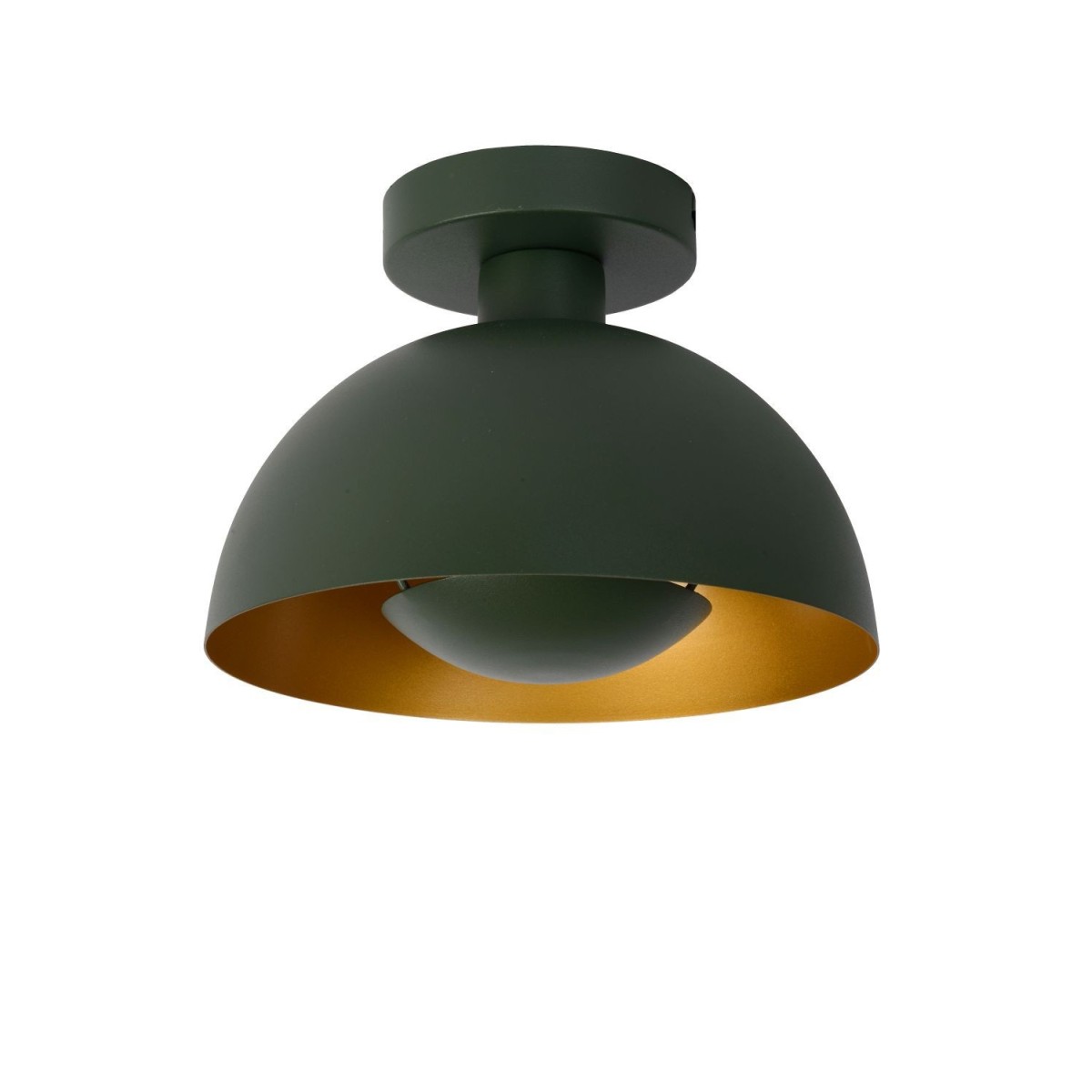 Lucide 45196/01/33 SIEMON - Lampa sufitowa wpuszczana - 25 cm - 1xE27 - Zielony
