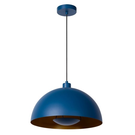 Lucide 45496/01/35 SIEMON - Lampa wisząca - 40 cm - 1xE27 - Niebieska