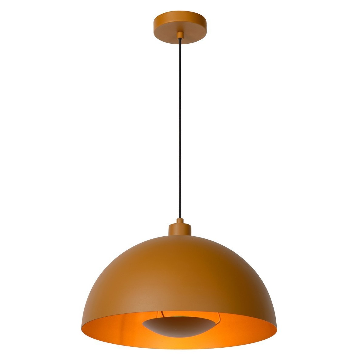 Lucide 45496/01/44 SIEMON - Lampa wisząca - 40 cm - 1xE27 - Ochra Żółta
