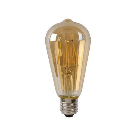 Lucide 49068/05/62 ST64 - Żarówka z żarnikiem - 6.4 cm - LED Dim. - E27 - 1x5W 2700K - Bursztynowa