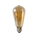 Lucide 49068/05/62 ST64 - Żarówka z żarnikiem - 6.4 cm - LED Dim. - E27 - 1x5W 2700K - Bursztynowa