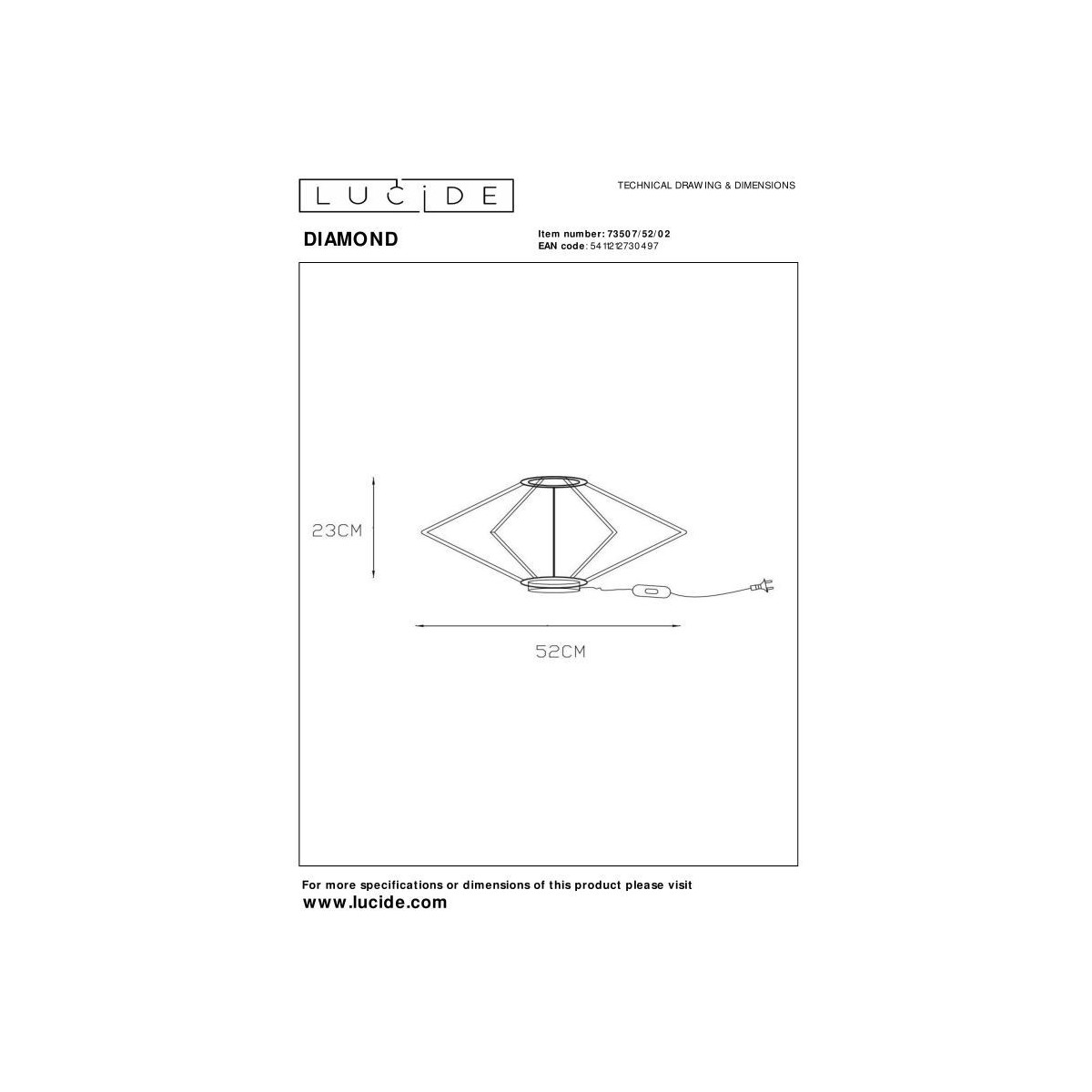 Lucide DIAMOND 73507/52/02