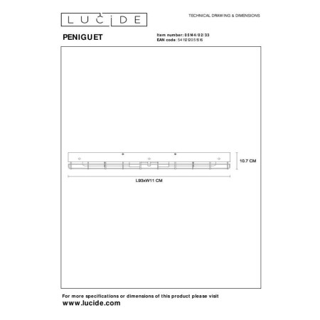 Lucide PENIGUET 05144/02/33