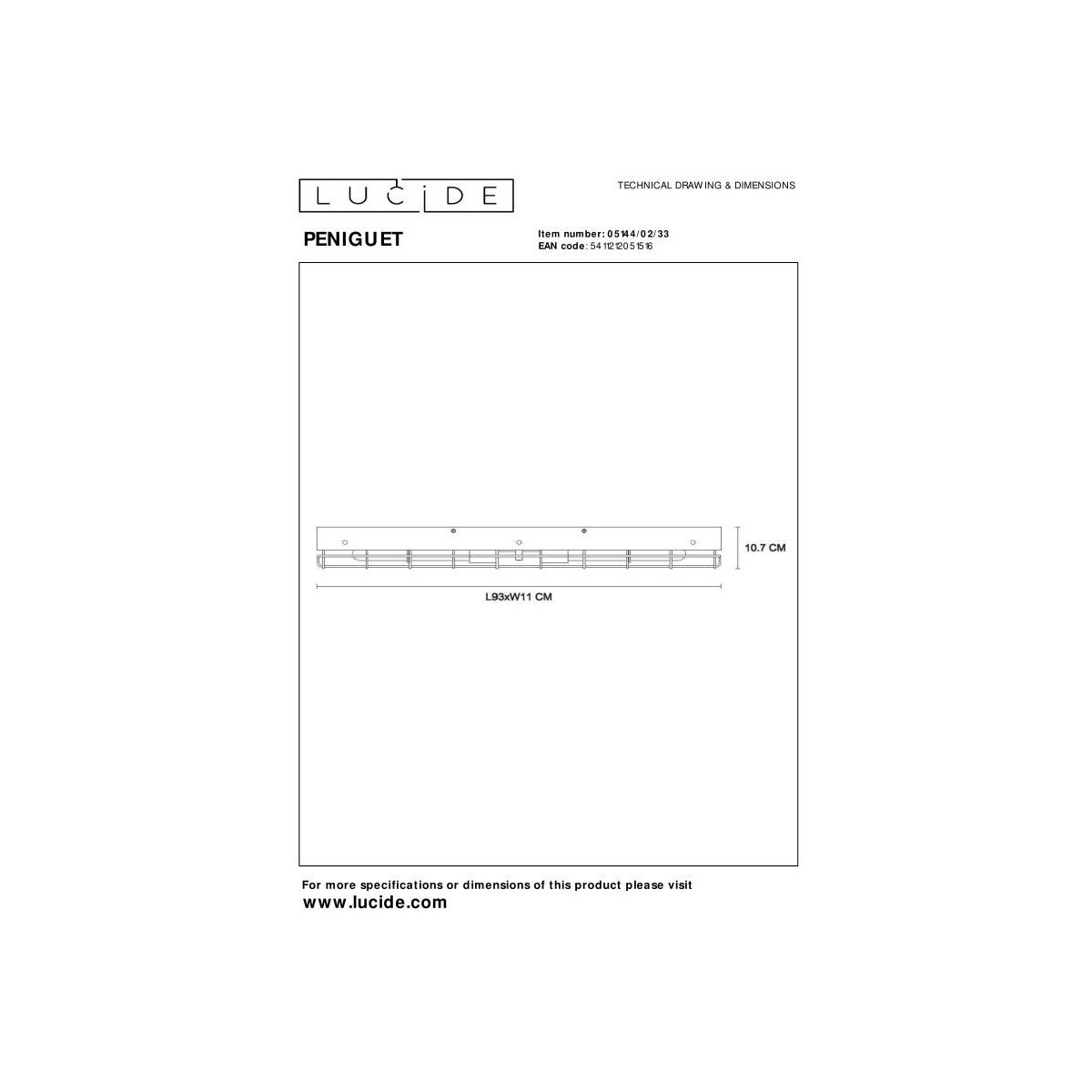 Lucide PENIGUET 05144/02/33
