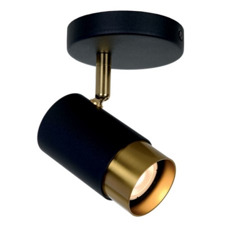 Lucide 35913/01/30 FLORIS - Reflektor sufitowy - 10 cm - 1xGU10 - Czarny