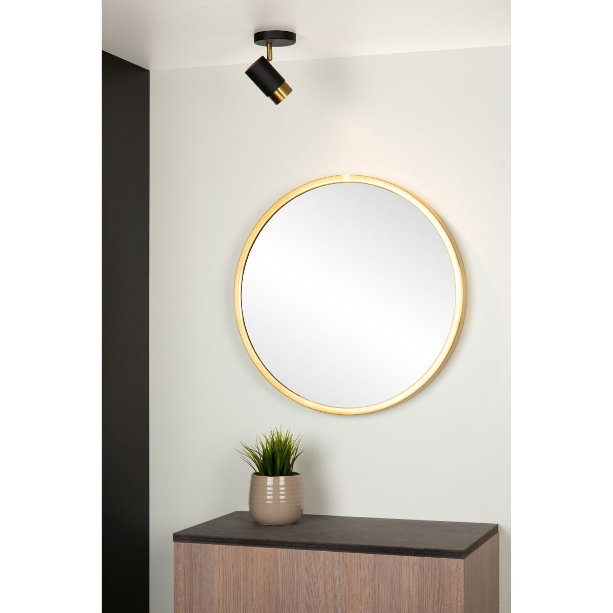 Lucide 35913/01/30 FLORIS - Reflektor sufitowy - 10 cm - 1xGU10 - Czarny