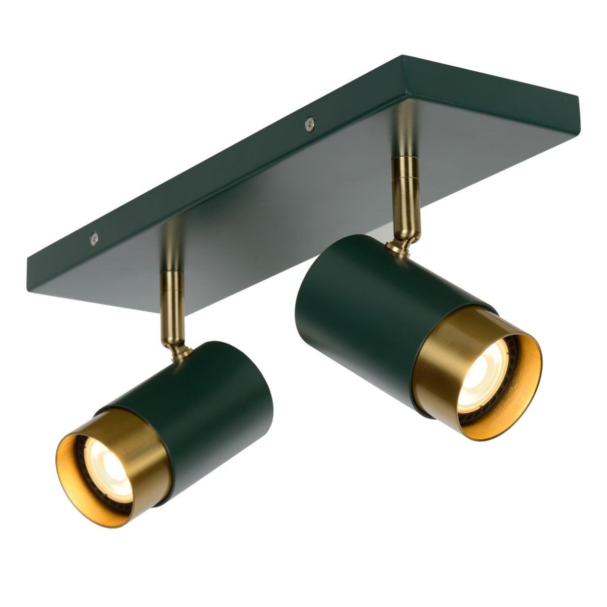 Lucide 35913/02/33 FLORIS - Reflektor sufitowy - 2xGU10 - Zielony