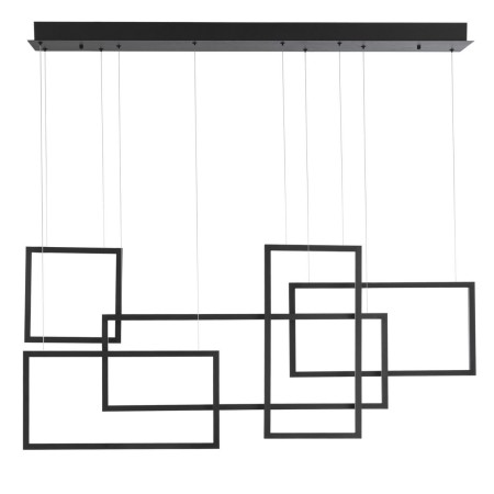Niecodzienna lampa Luces Exclusivas LEPE LE41433 - kolor lampy - czarny mat, materiał - aluminium/akryl