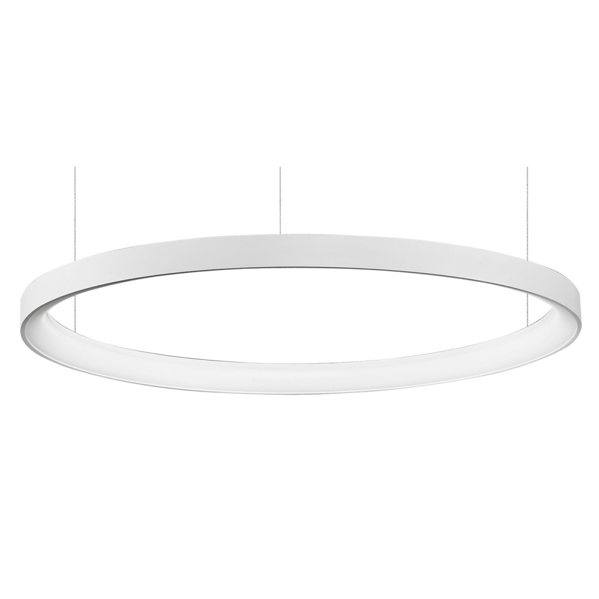 Niepowtarzalna lampa Luces Exclusivas ROTA LE41468 - kolor lampy - biały mat, materiał - aluminium/akryl