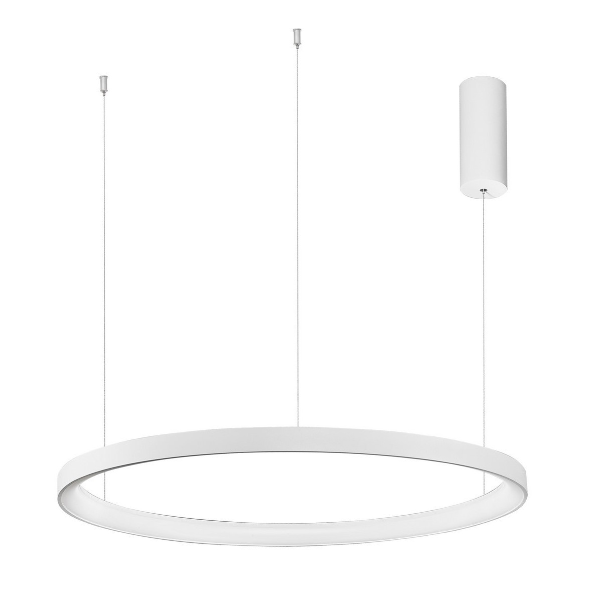 Niecodzienna lampa Luces Exclusivas ROTA LE41469 - kolor lampy - biały mat, materiał - aluminium/akryl
