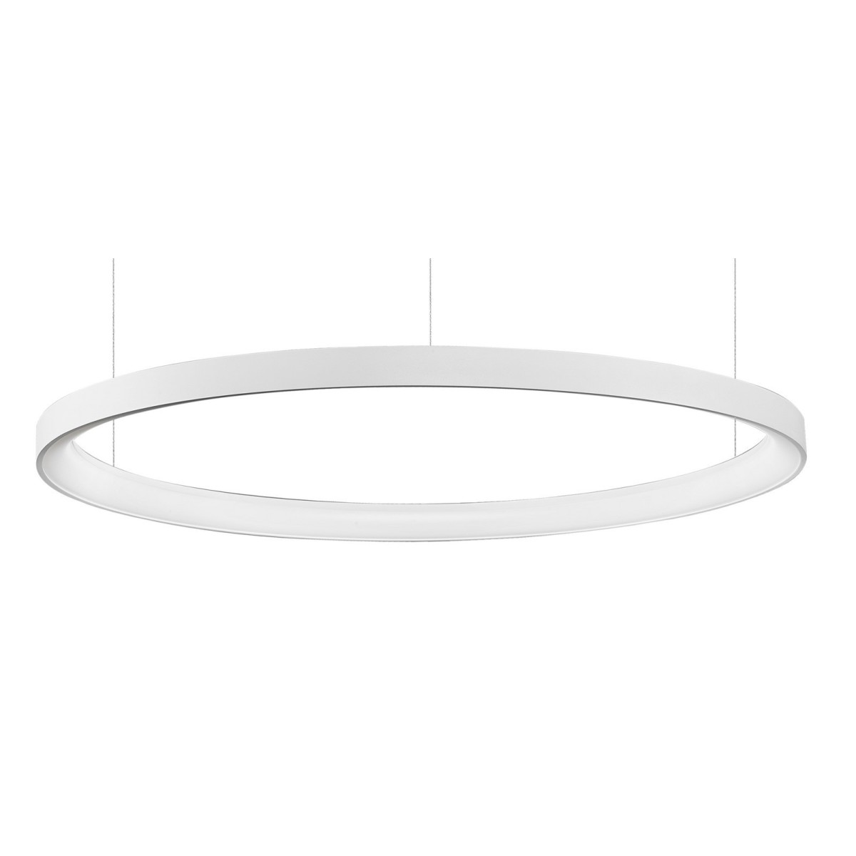 Niecodzienna lampa Luces Exclusivas ROTA LE41469 - kolor lampy - biały mat, materiał - aluminium/akryl