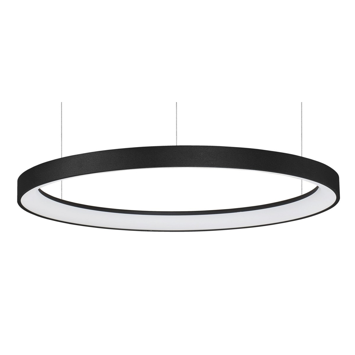 Piękna lampa Luces Exclusivas ROTA LE41470 - kolor lampy - czarny mat, materiał - aluminium/akryl