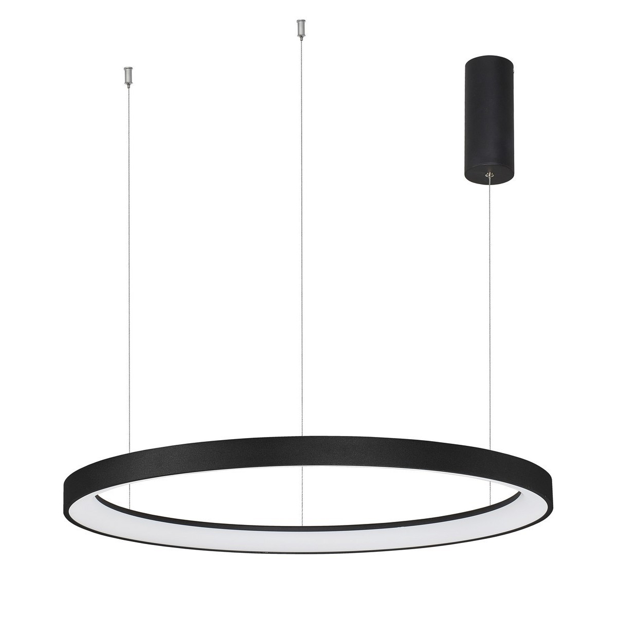 Stylowa lampa Luces Exclusivas ROTA LE41472 - kolor lampy - czarny mat, materiał - aluminium/akryl