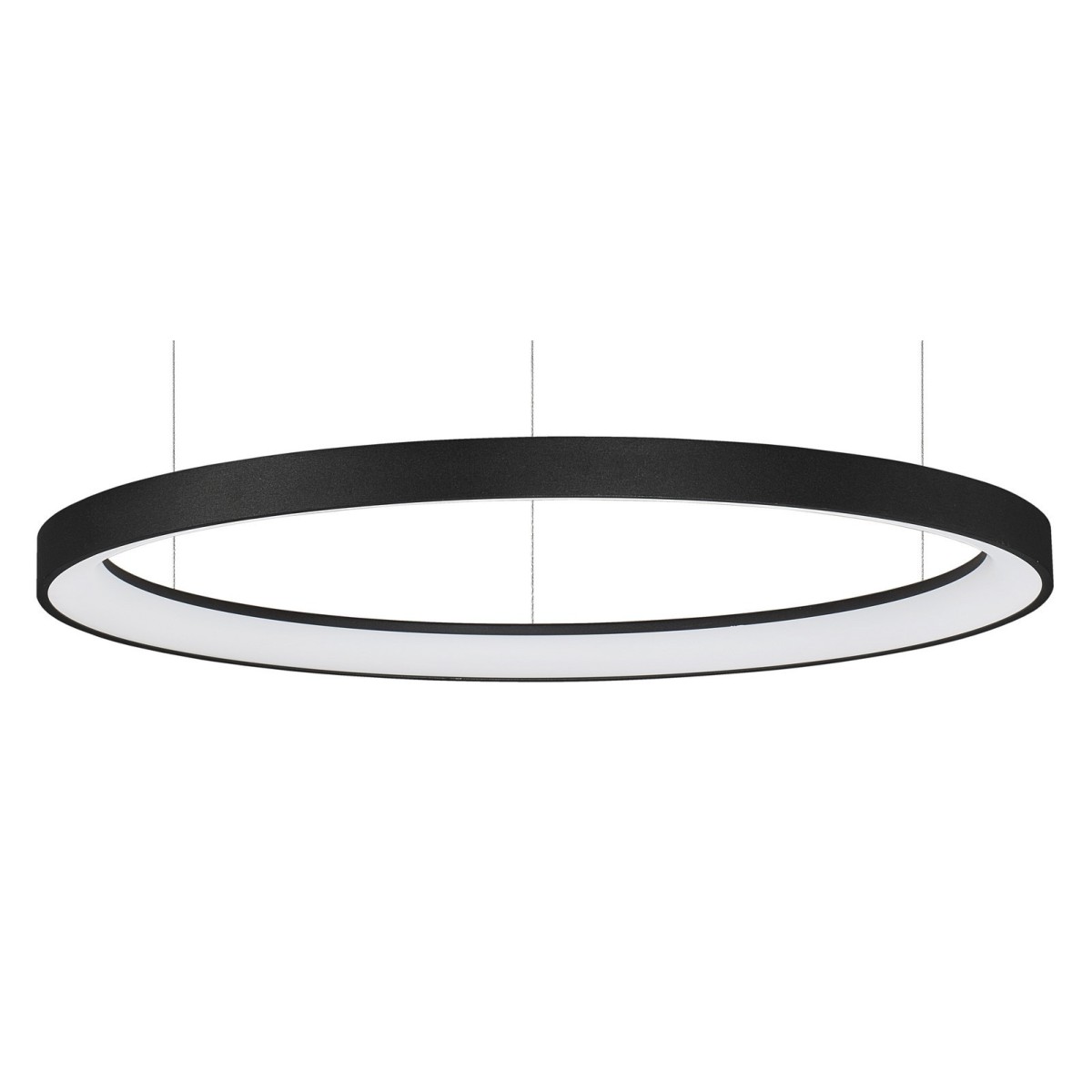 Stylowa lampa Luces Exclusivas ROTA LE41472 - kolor lampy - czarny mat, materiał - aluminium/akryl
