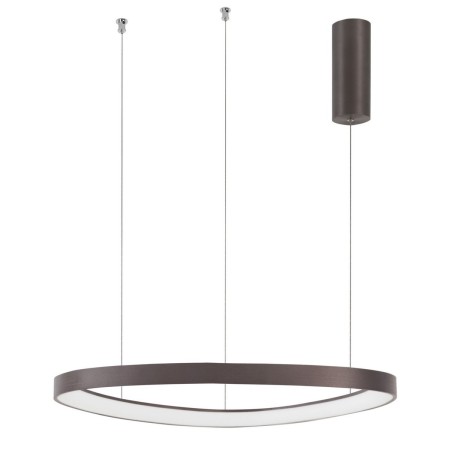 Niecodzienna lampa Luces Exclusivas TAFI LE41481 - kolor lampy - kawowy brąz, materiał - aluminium/akryl