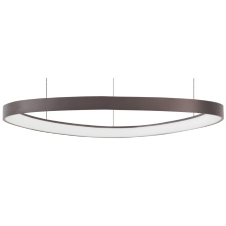 Niecodzienna lampa Luces Exclusivas TAFI LE41481 - kolor lampy - kawowy brąz, materiał - aluminium/akryl