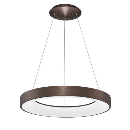 Piękna lampa Luces Exclusivas TOME SMART LE41518 - kolor lampy - brązowy szczotkowany, materiał - aluminium/akryl