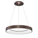 Piękna lampa Luces Exclusivas TOME SMART LE41518 - kolor lampy - brązowy szczotkowany, materiał - aluminium/akryl