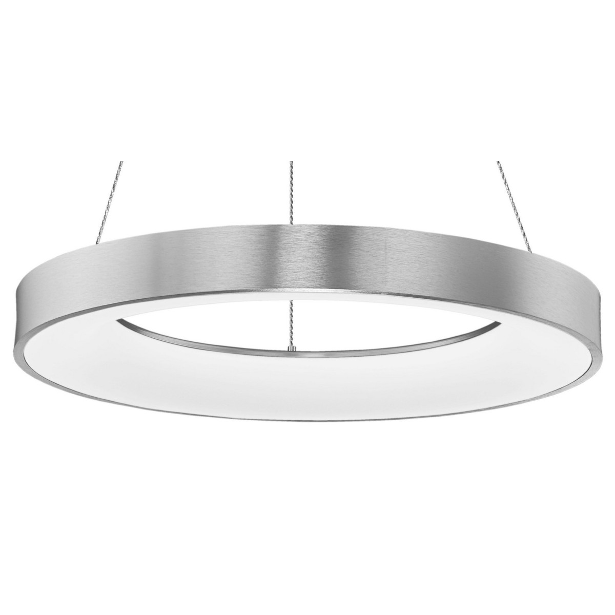 Nowoczesna lampa Luces Exclusivas TOME SMART LE41519 - kolor lampy - srebrny szczotkowany, materiał - aluminium/akryl