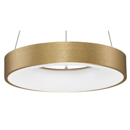 Niecodzienna lampa Luces Exclusivas TOME SMART LE41529 - kolor lampy - szczotokowane złoto, materiał - aluminium/akryl